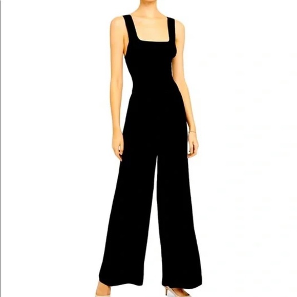 Theory Pants - Theory Ribbed Square Neck Jumpsuit